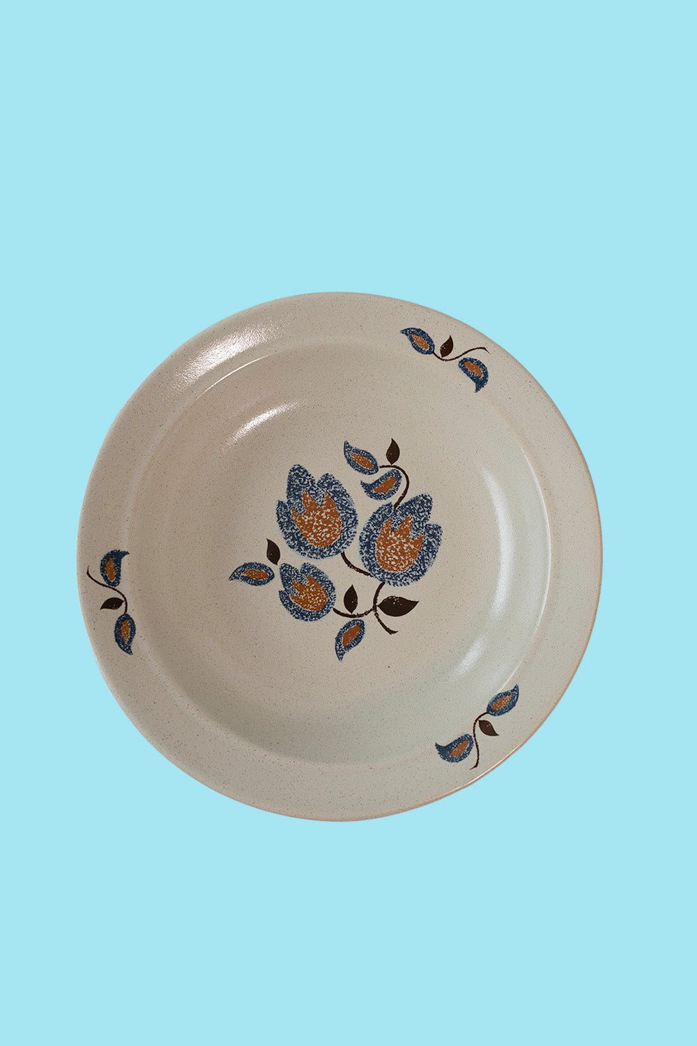 Saint-Amand earthenware deep dish