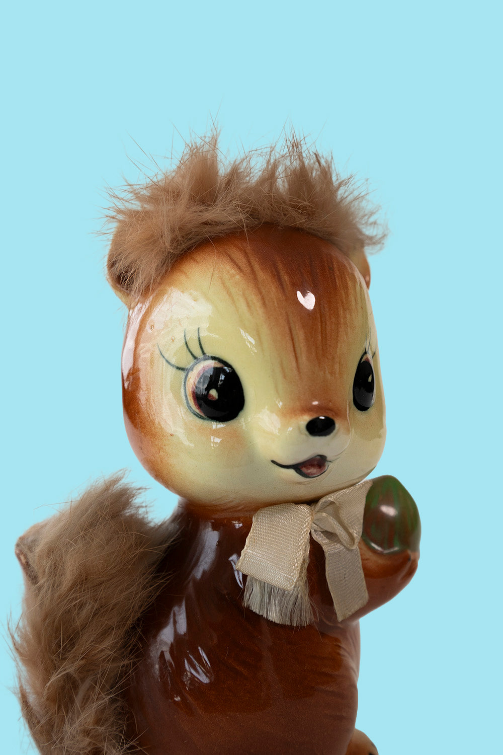 Fuzzy squirrel moneybox