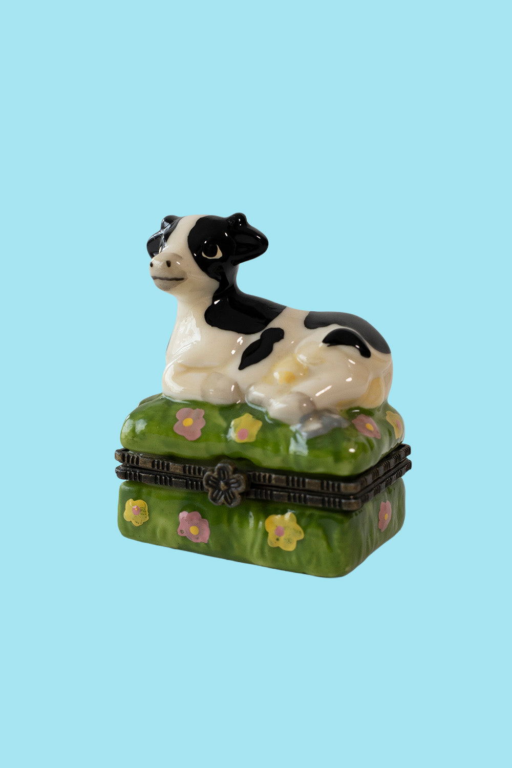 Cow trinket box