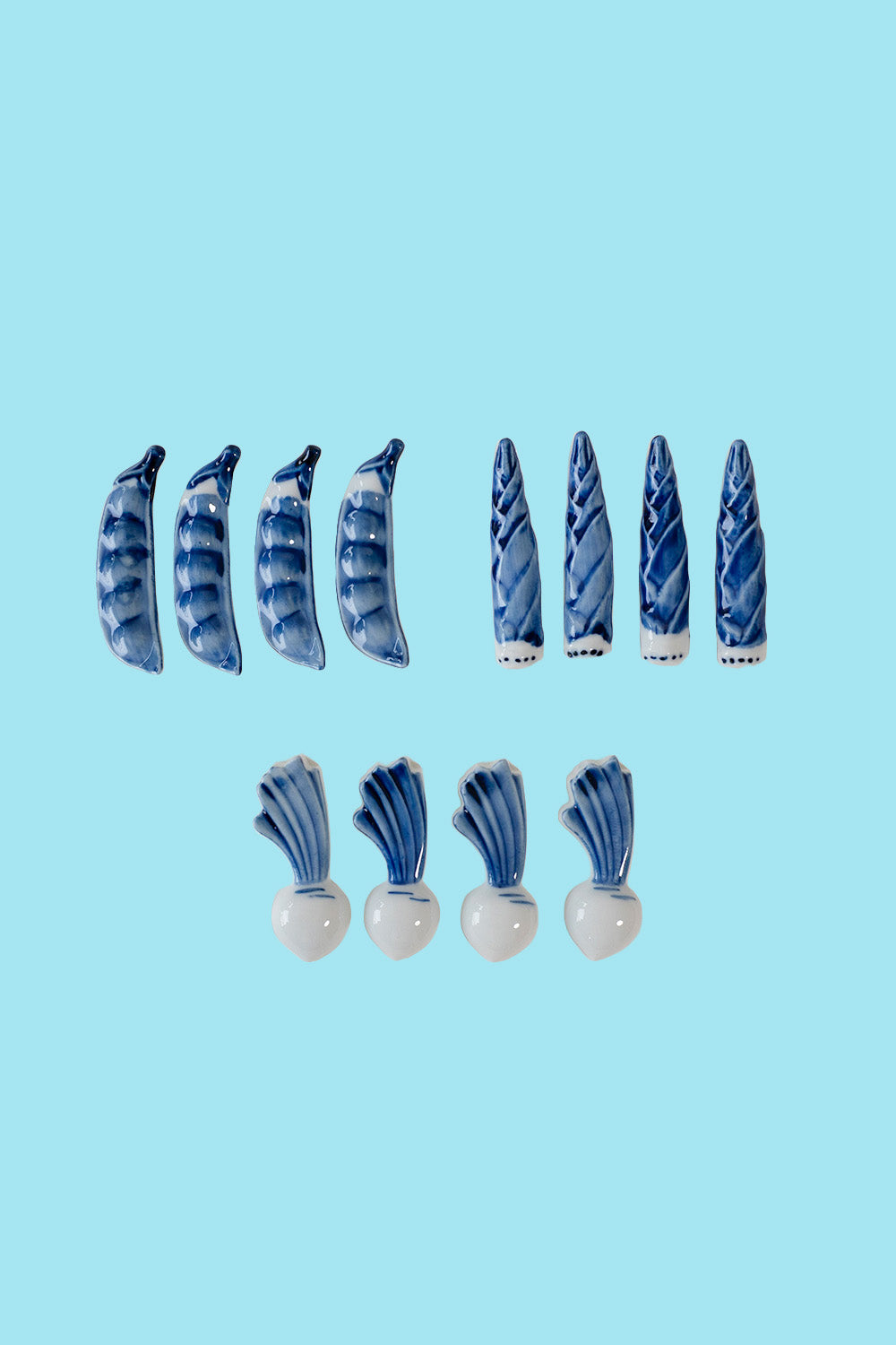 Set of 12 chopstick rests