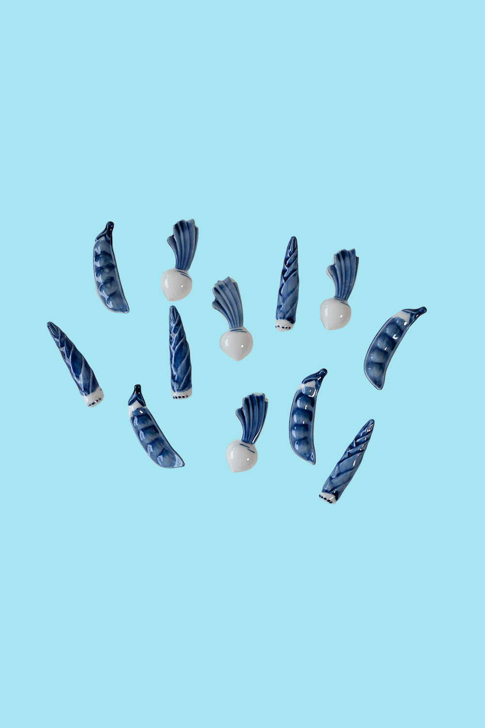 Set of 12 chopstick rests