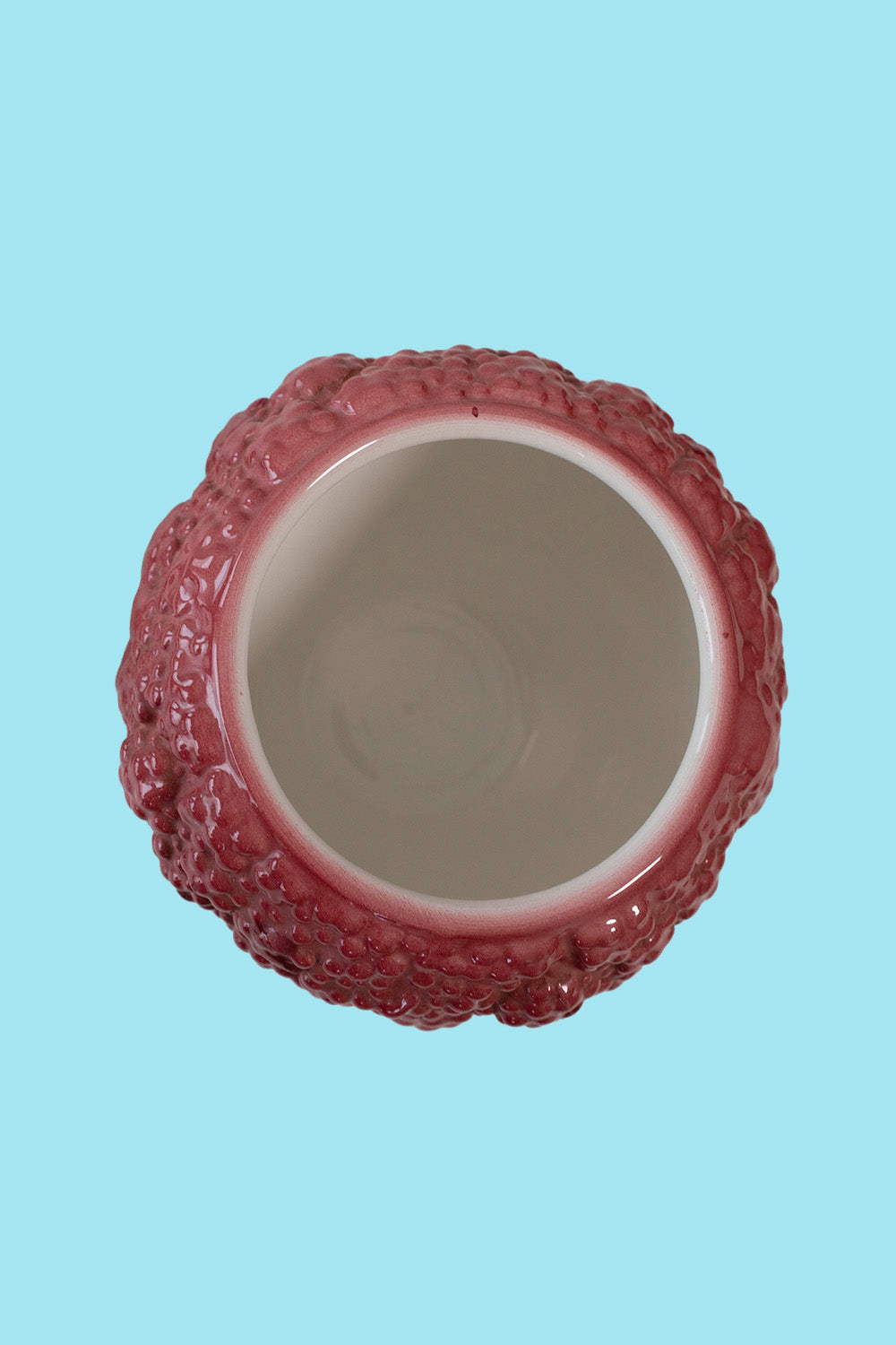 Raspberry jam pot