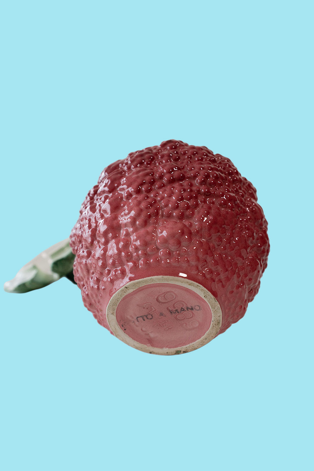 Raspberry jam pot