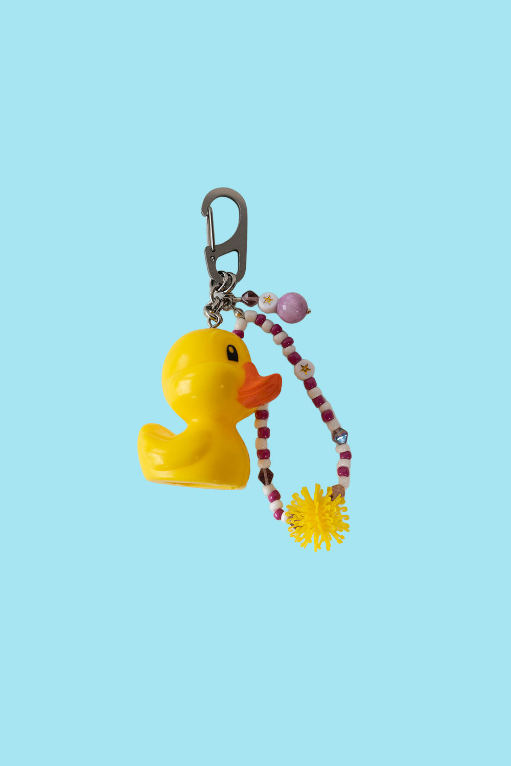 Upcycled keychain - Sitting duck