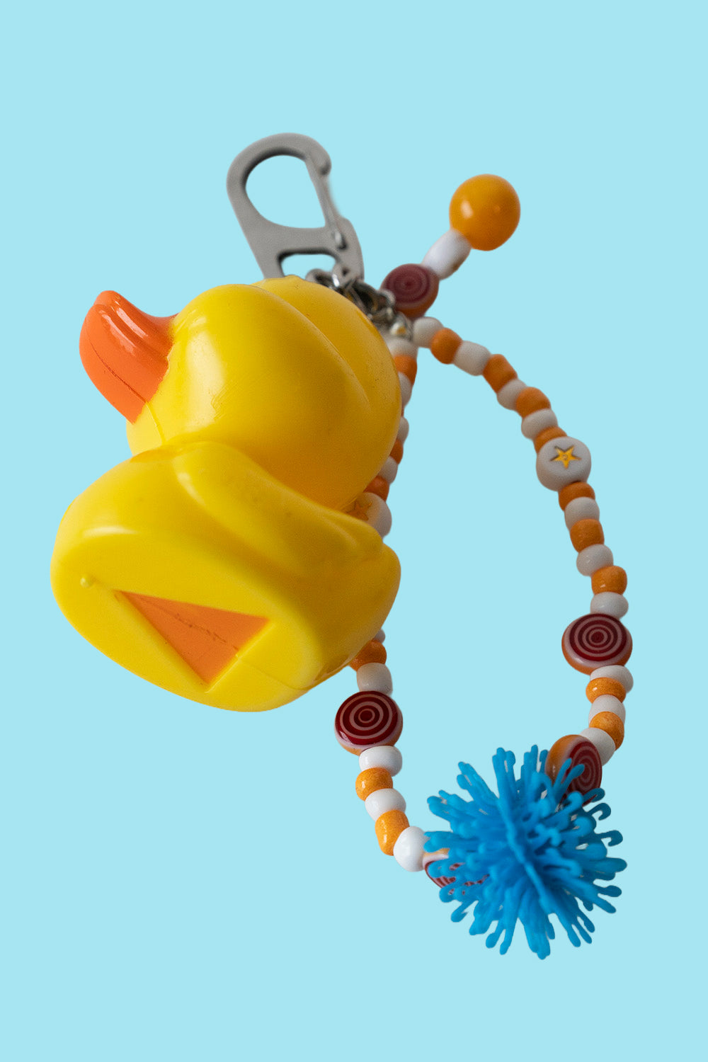 Upcycled keychain - Sitting duck