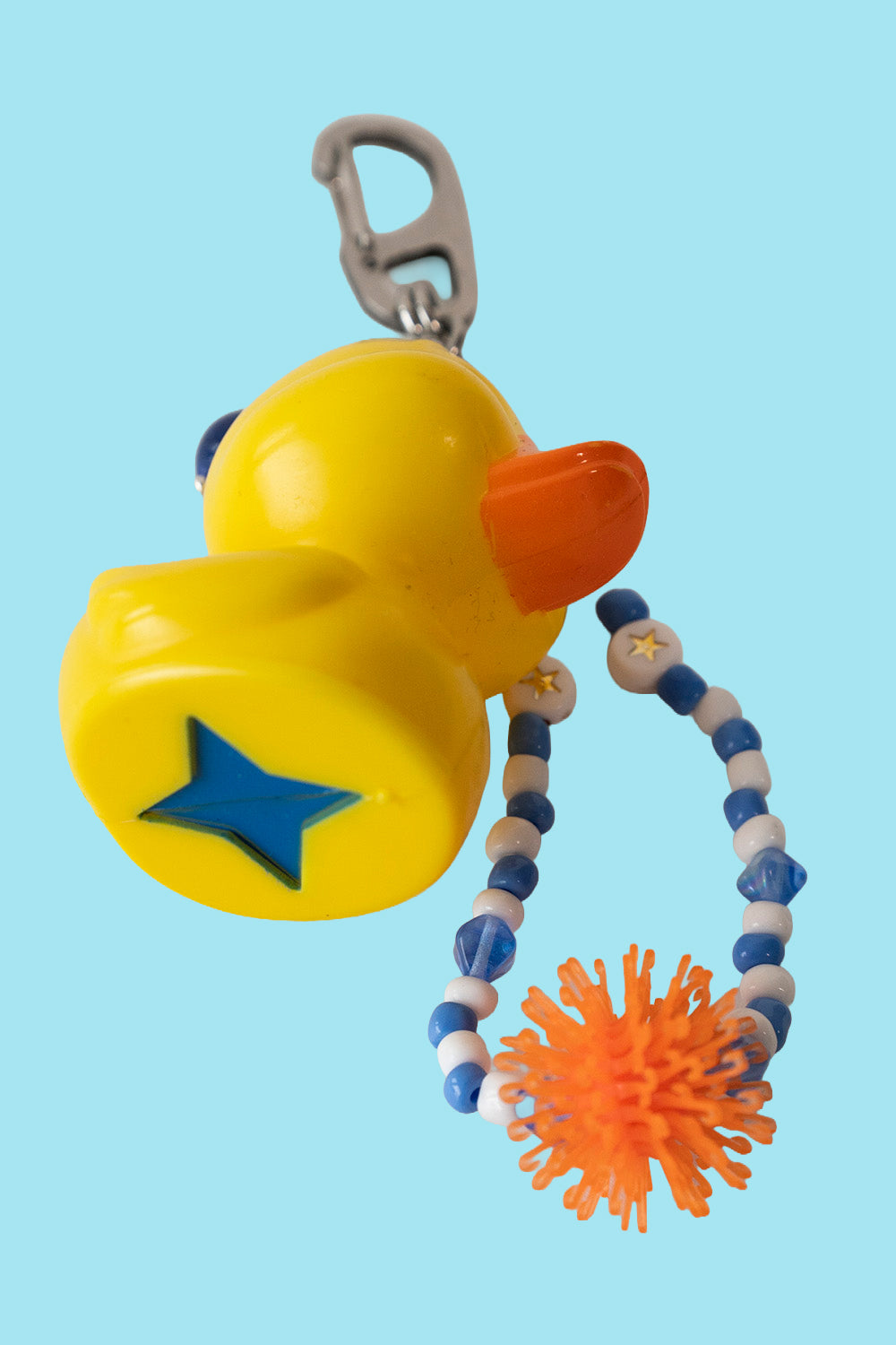 Upcycled keychain - Sitting duck