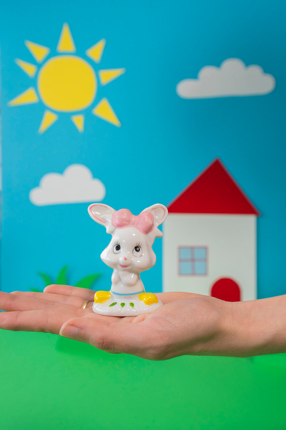 Small rabbit figurine