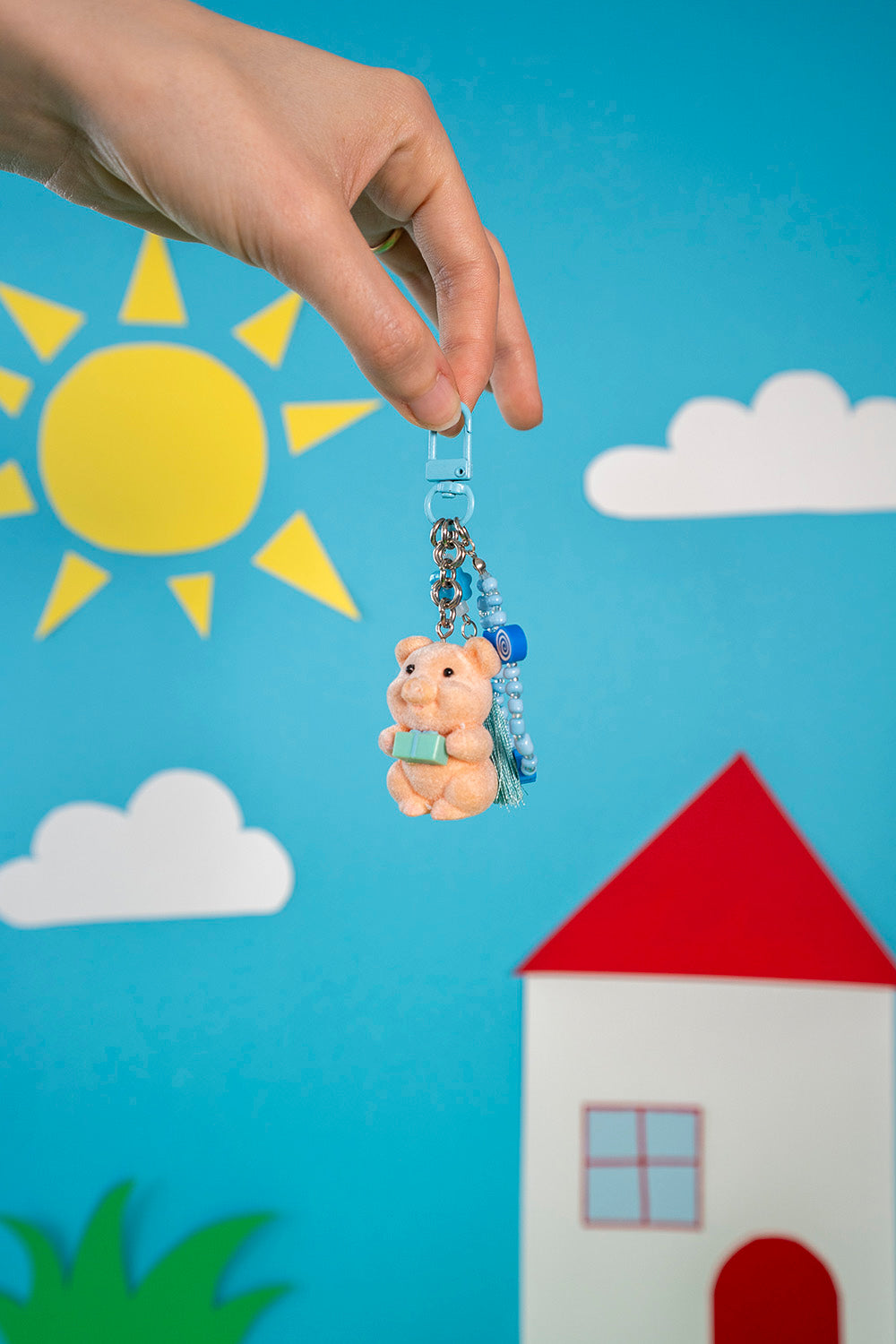 Upcycled keychain - Sweet surprise