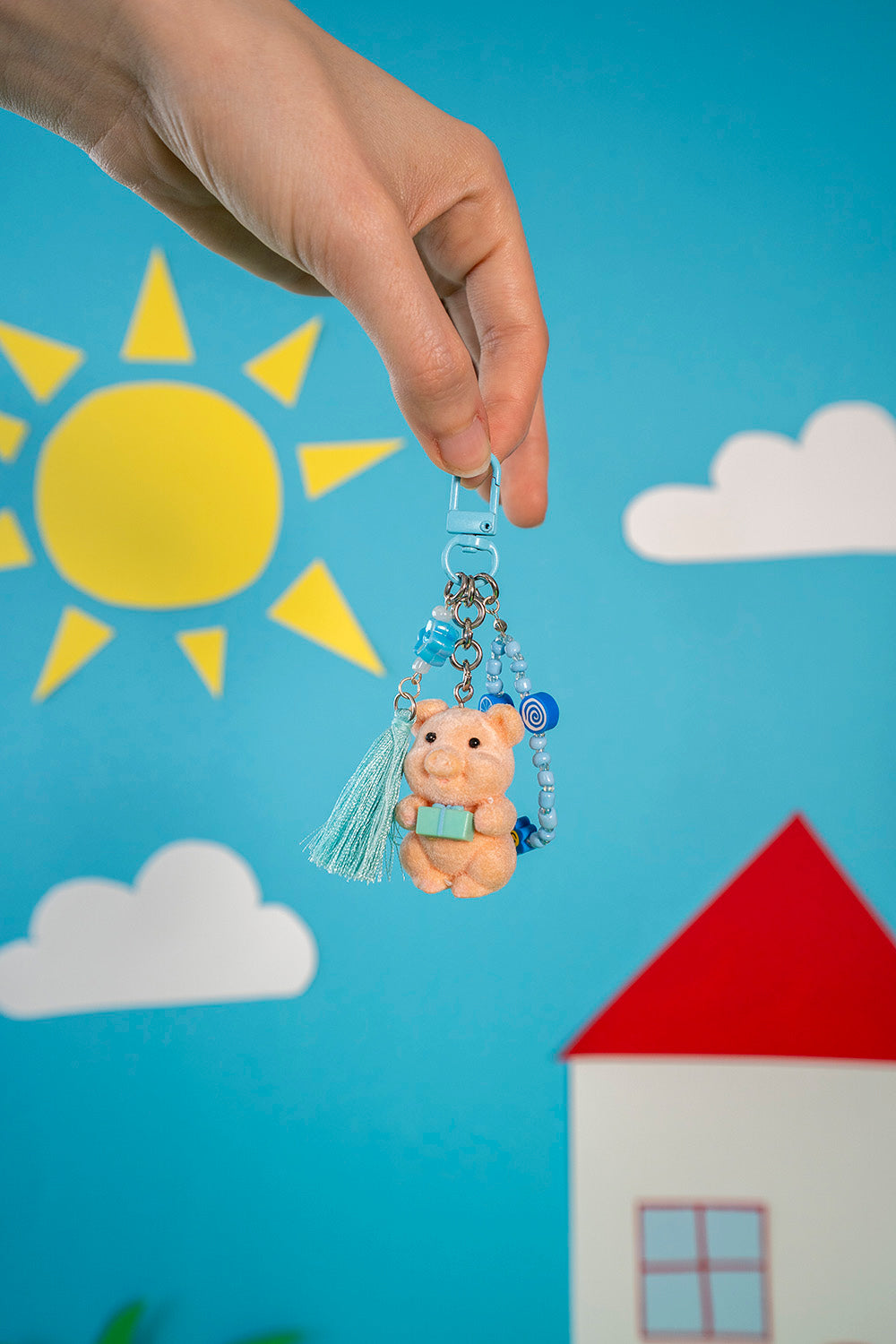 Upcycled keychain - Sweet surprise