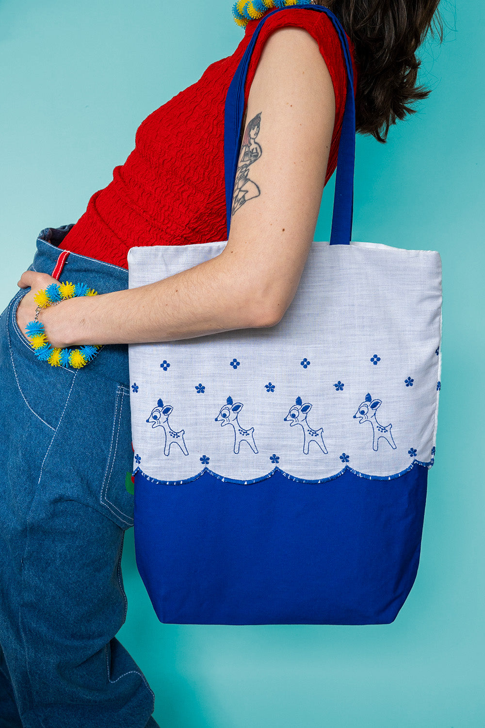 Upcycled tote bag