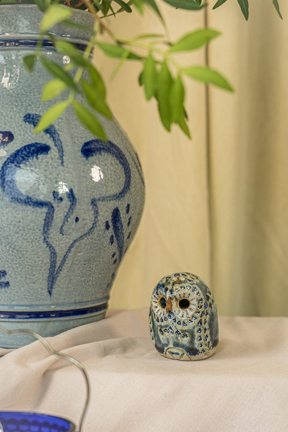 Owl handmade statuette
