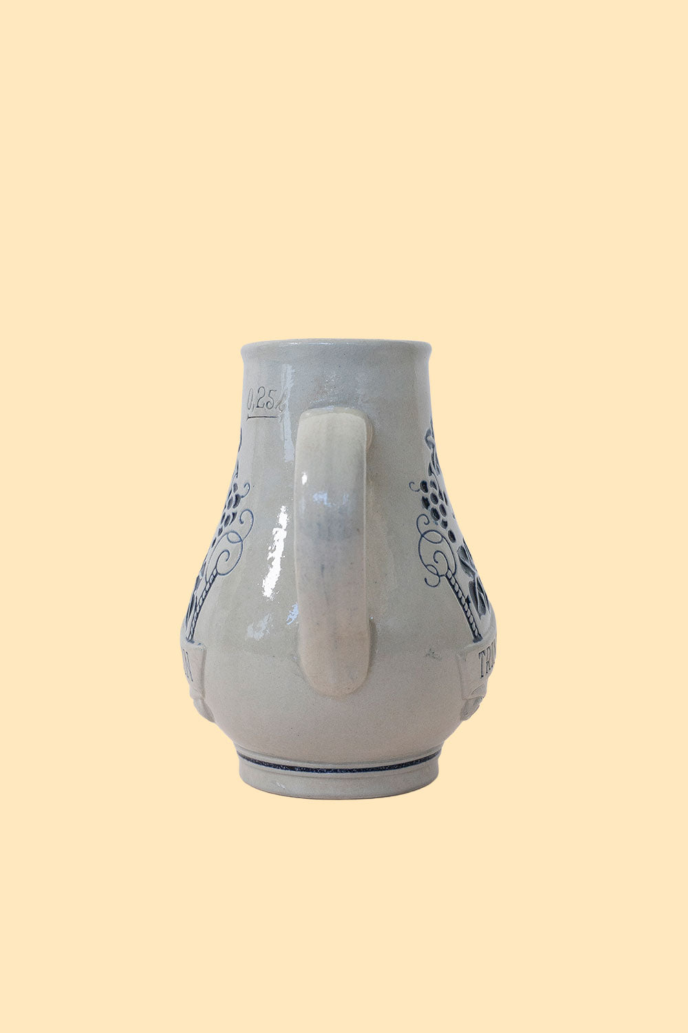 German stoneware wine pitcher