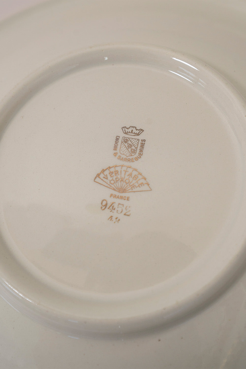 Large floral deep plate