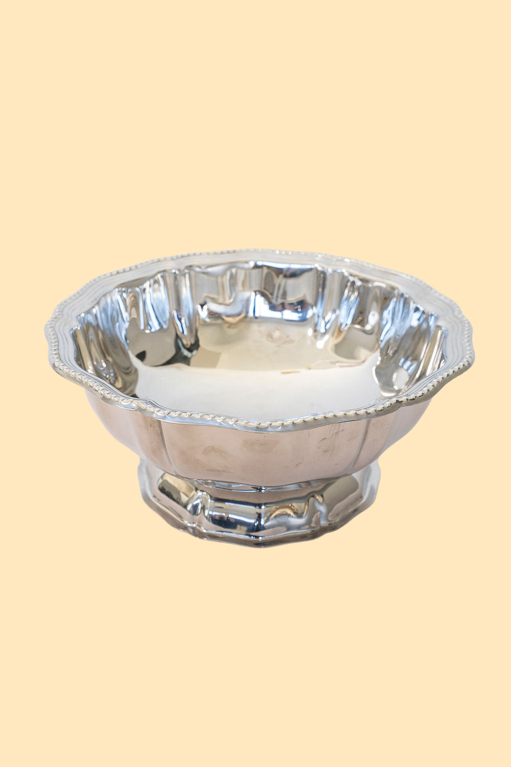 Large silver dish