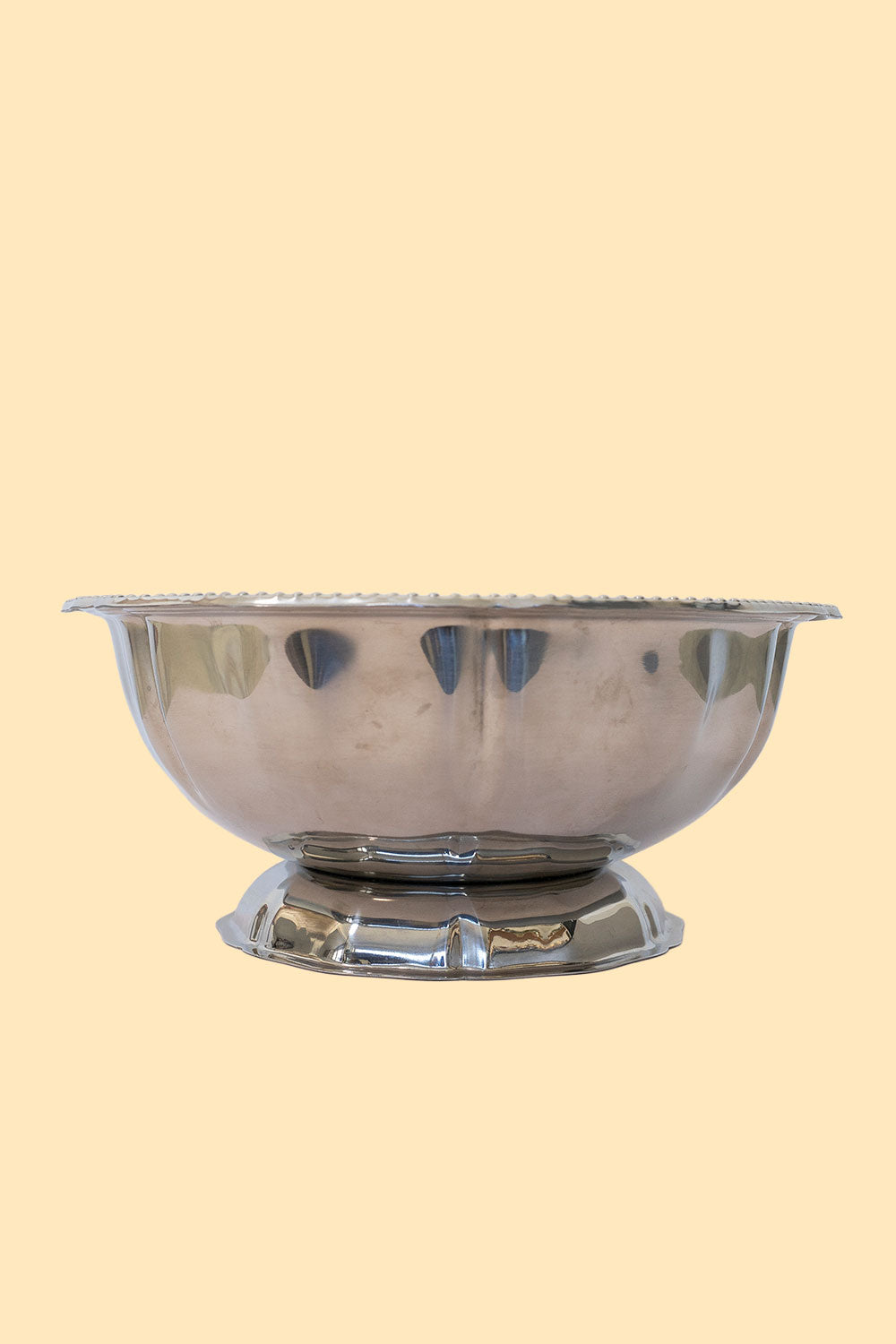 Large silver dish