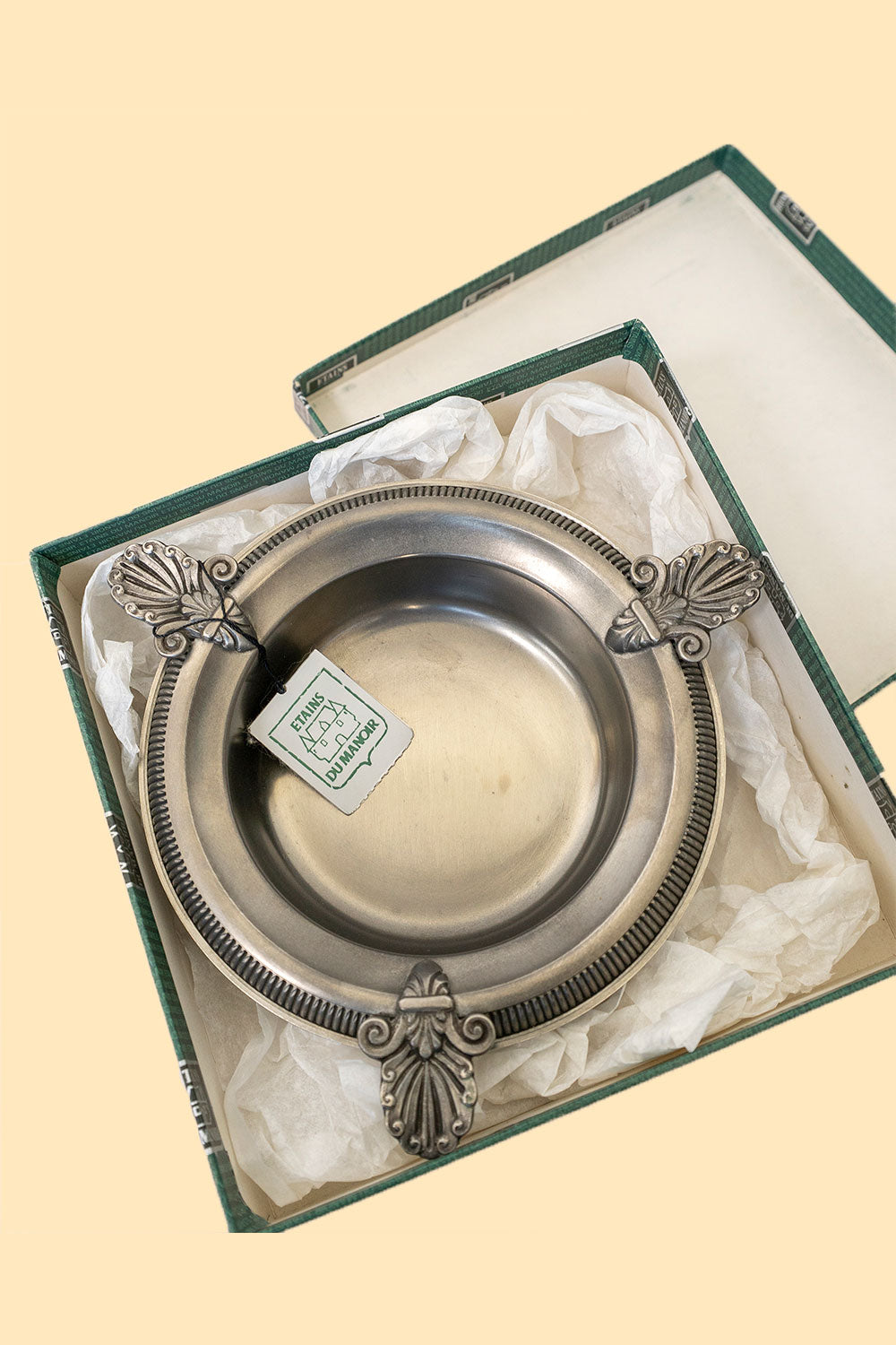 Pewter ashtray