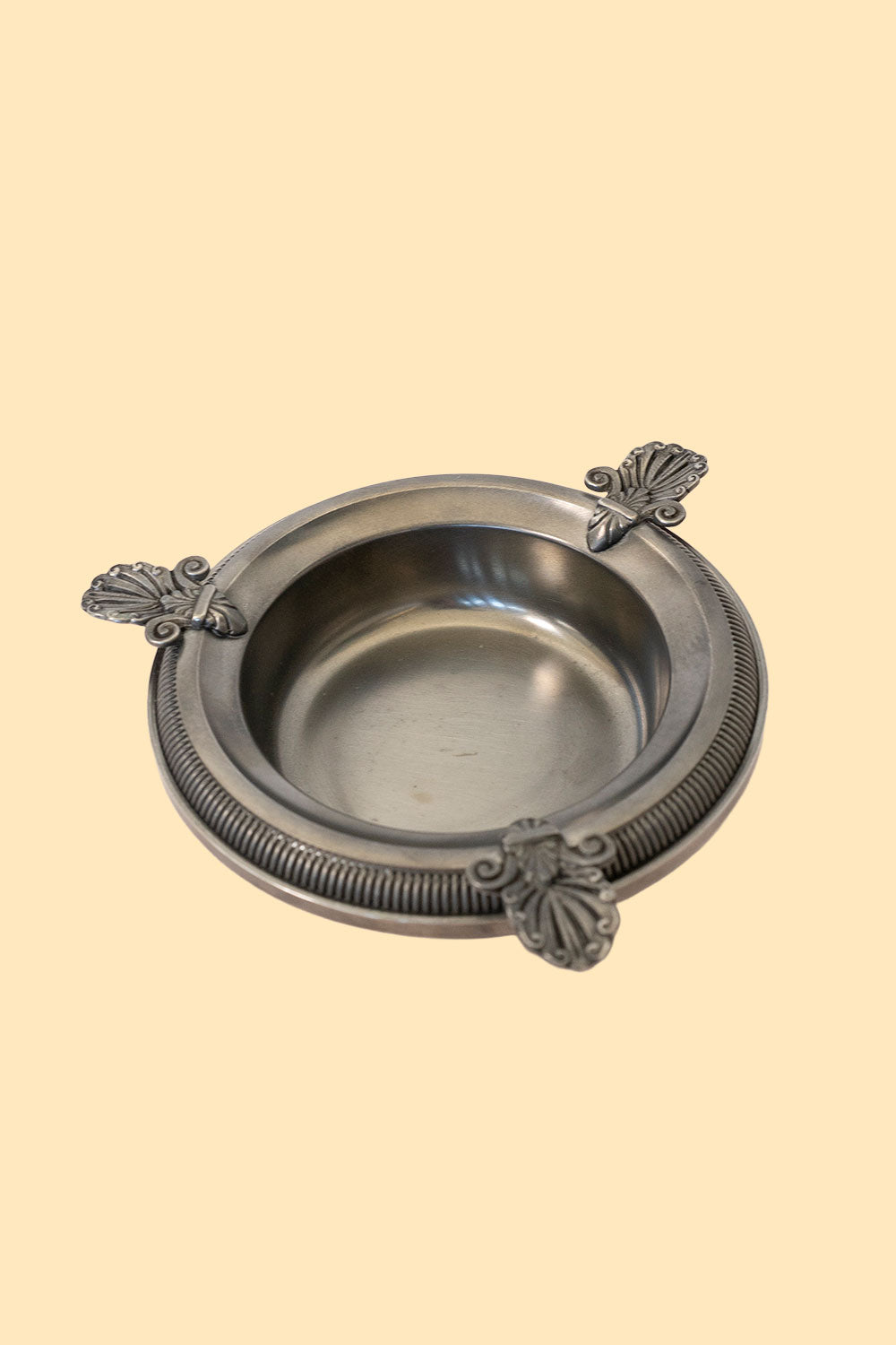 Pewter ashtray