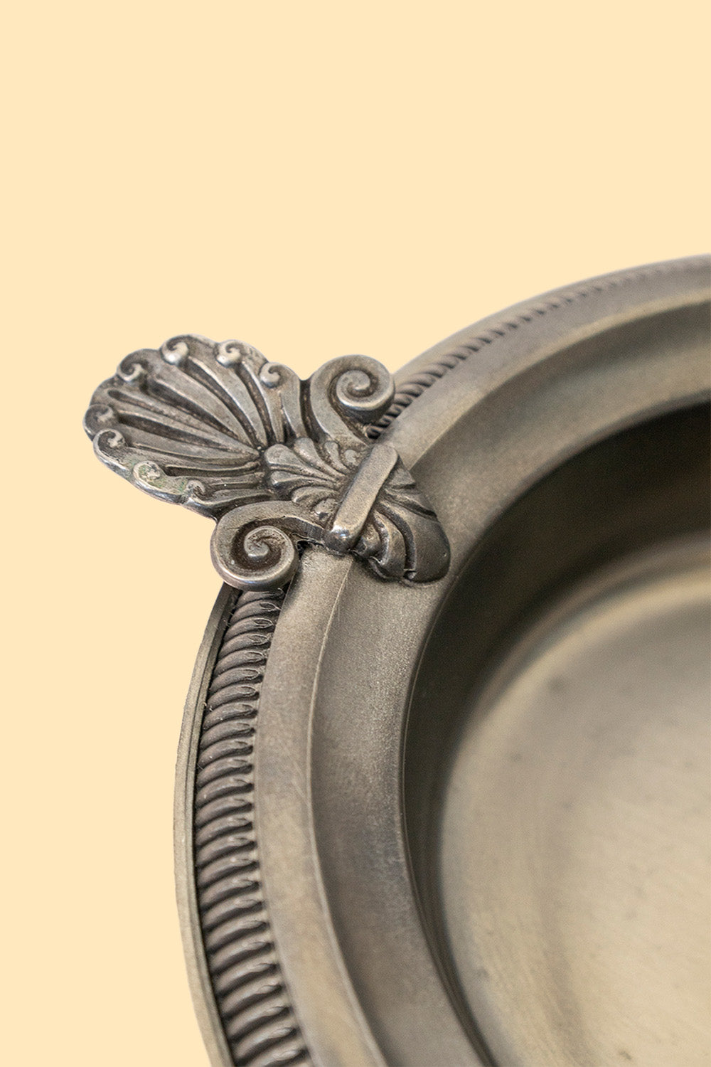 Pewter ashtray