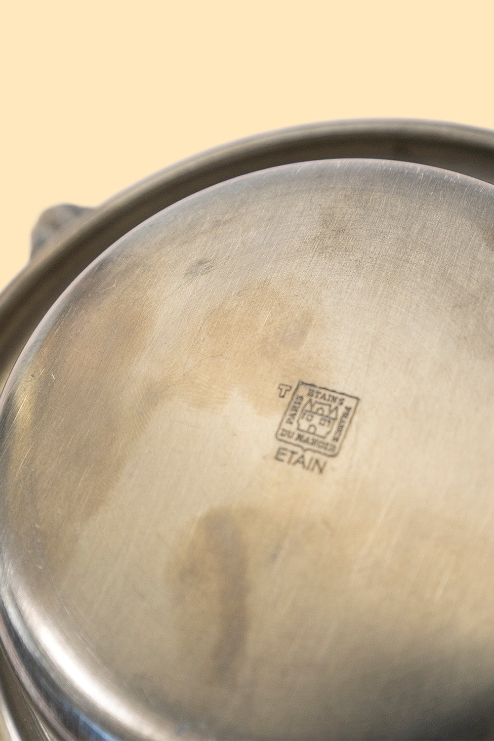 Pewter ashtray