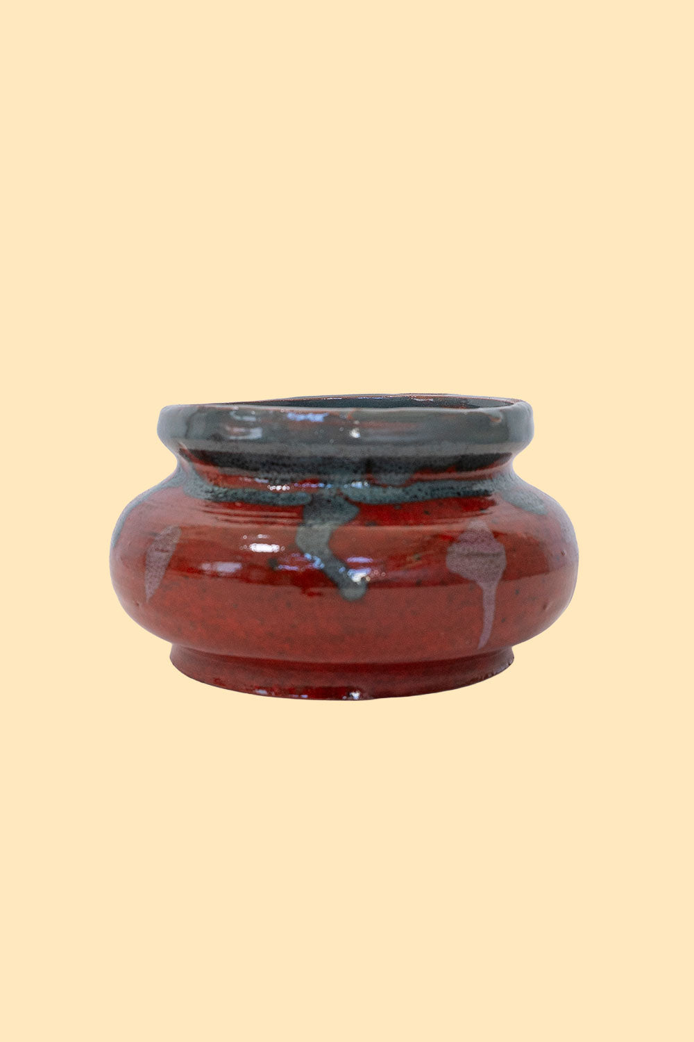 Red ceramic pot