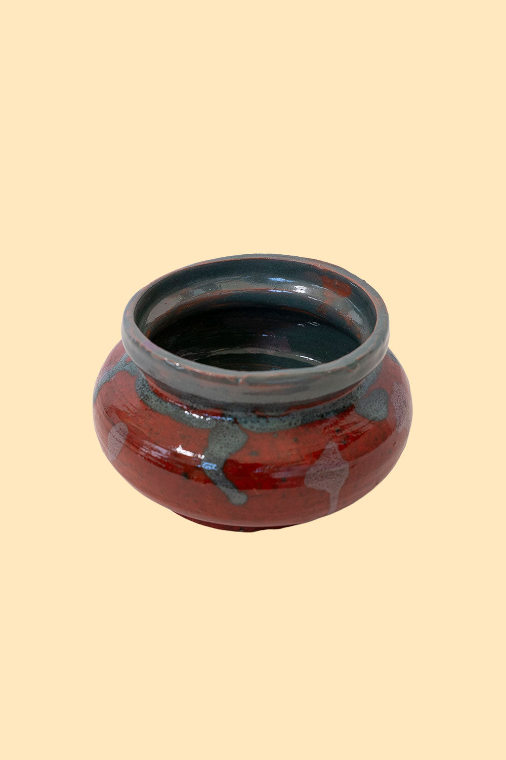 Red ceramic pot