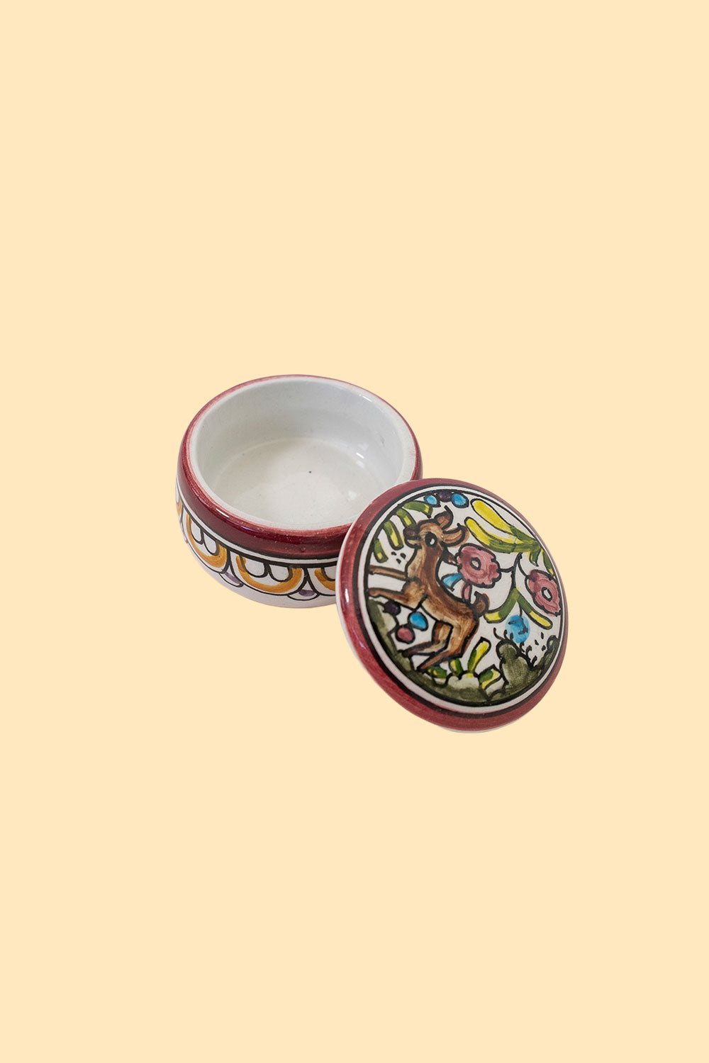 Ceramic deer box
