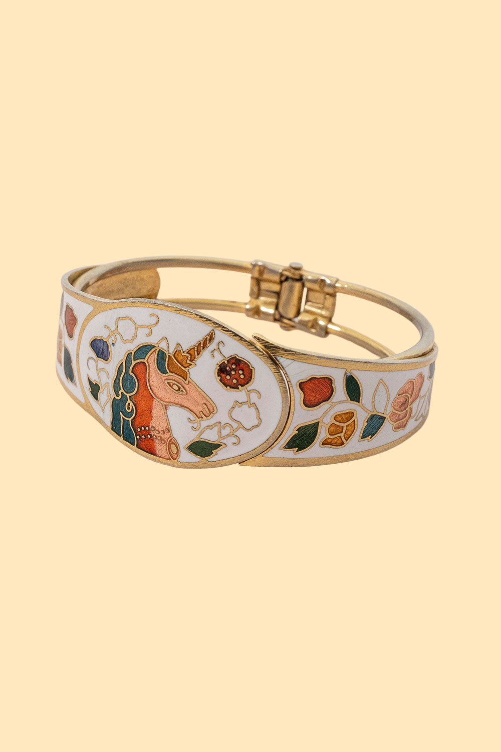 80's cloisonné bracelet