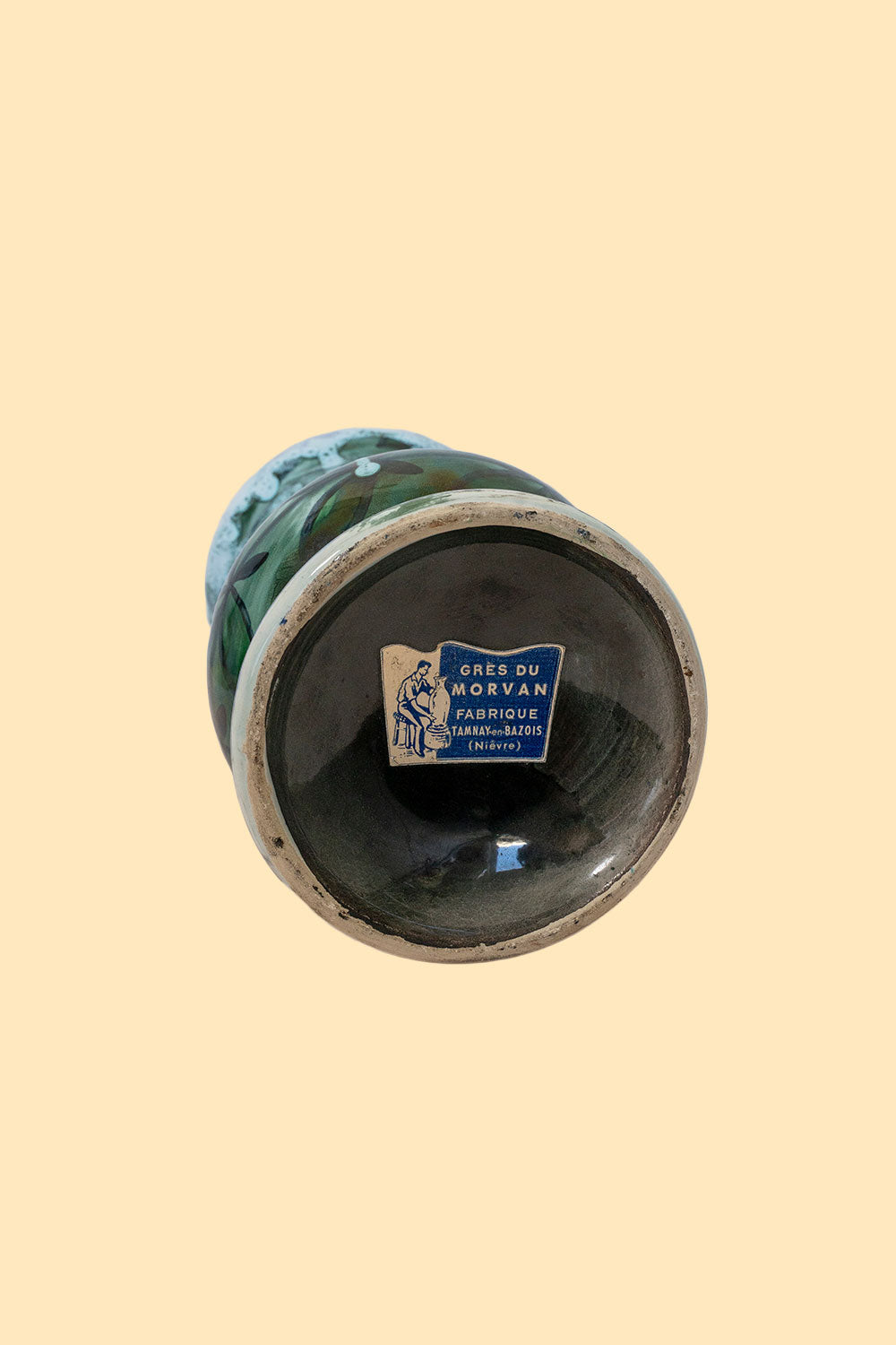 Drip glaze large vase